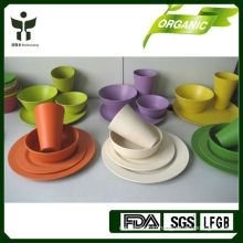 Hot Sale Fashionable BAMBOO FIBER dinner ware dinner set